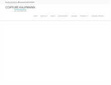 Tablet Screenshot of coiffurekaufmann.ch
